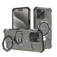 Husa de protectie Techsuit Carbon Shield PRO compatibil cu iPhone 15 Pro, Negru Fumuriu