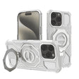 Husa de protectie Techsuit Carbon Shield PRO compatibil cu iPhone 15 Pro Max, Alb Transparent