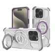 Husa de protectie Techsuit Carbon Shield PRO compatibil cu iPhone 15 Pro Max, Mov Transparent
