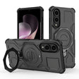 Husa de protectie Techsuit Carbon Shield PRO compatibil cu Samsung Galaxy S25 Edge, Negru