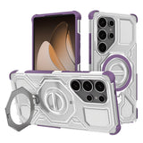 Husa de protectie Techsuit Carbon Shield PRO compatibil cu Samsung Galaxy S25 Ultra, Mov Transparent
