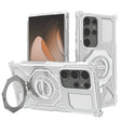 Husa de protectie Techsuit Carbon Shield PRO compatibil cu Samsung Galaxy S24 Ultra, Alb Transparent