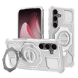 Husa de protectie Techsuit Carbon Shield PRO compatibil cu Samsung Galaxy S25, Alb Transparent