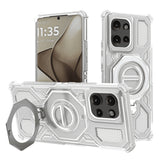 Husa de protectie Techsuit Carbon Shield PRO compatibil cu Motorola Edge 50, Alb Transparent