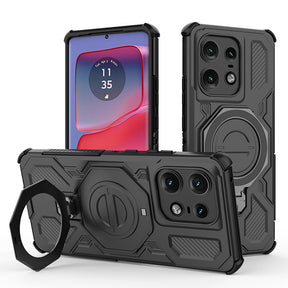 Husa de protectie Techsuit Carbon Shield PRO compatibil cu Motorola Edge 50 Pro, Negru