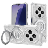 Husa de protectie Techsuit Carbon Shield PRO compatibil cu Xiaomi Redmi 14C / Poco C75, Alb Transparent