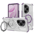 Husa de protectie Techsuit Carbon Shield PRO compatibil cu Honor 400 Pro, Mov Transparent