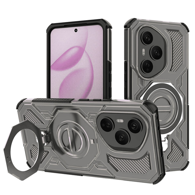 Husa de protectie Techsuit Carbon Shield PRO compatibil cu Honor 400 Pro, Negru Fumuriu