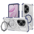 Husa de protectie Techsuit Carbon Shield PRO compatibil cu Honor 400 Pro, Albastru Transparent