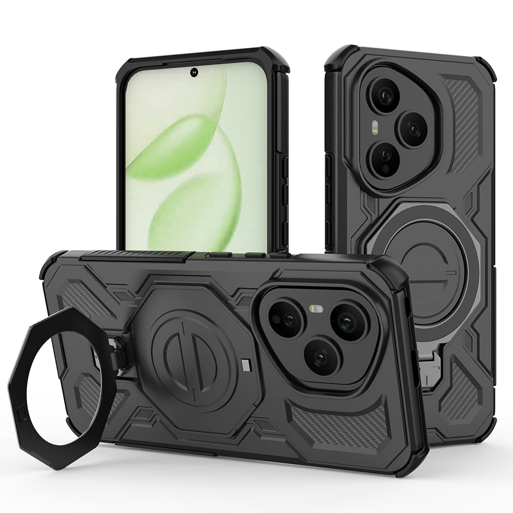 Husa de protectie Techsuit Carbon Shield PRO compatibil cu Honor 400 Pro, Negru