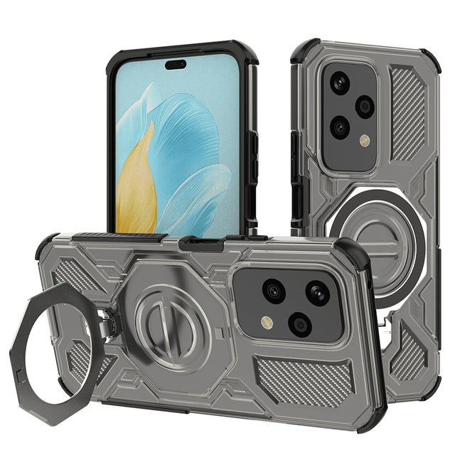 Husa de protectie Techsuit Carbon Shield PRO compatibil cu Honor 200 Lite, Negru Fumuriu