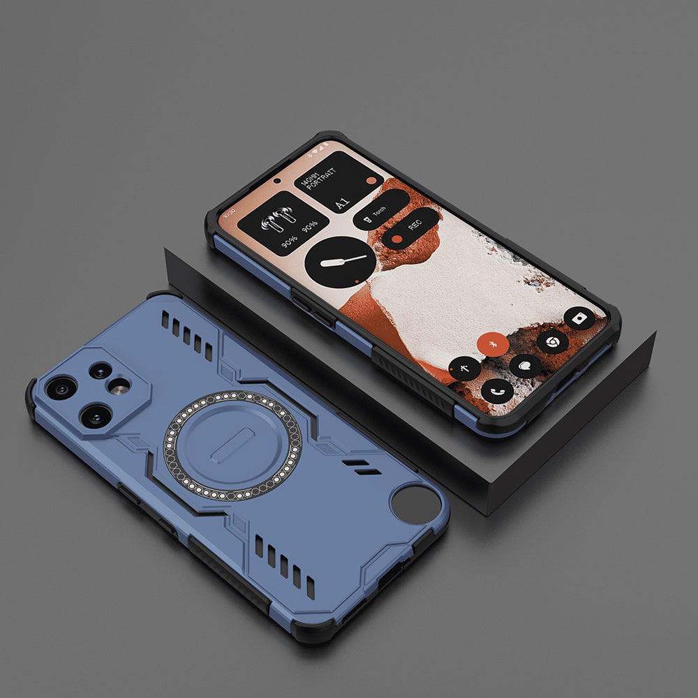 Husa de protectie Techsuit ArmorMag compatibil cu Nothing CMF Phone 2 Pro, Albastru