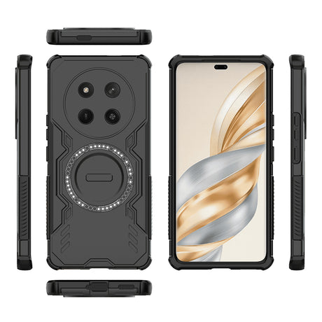 Husă Techsuit pentru Honor Magic7 Lite / Honor X9c, neagră