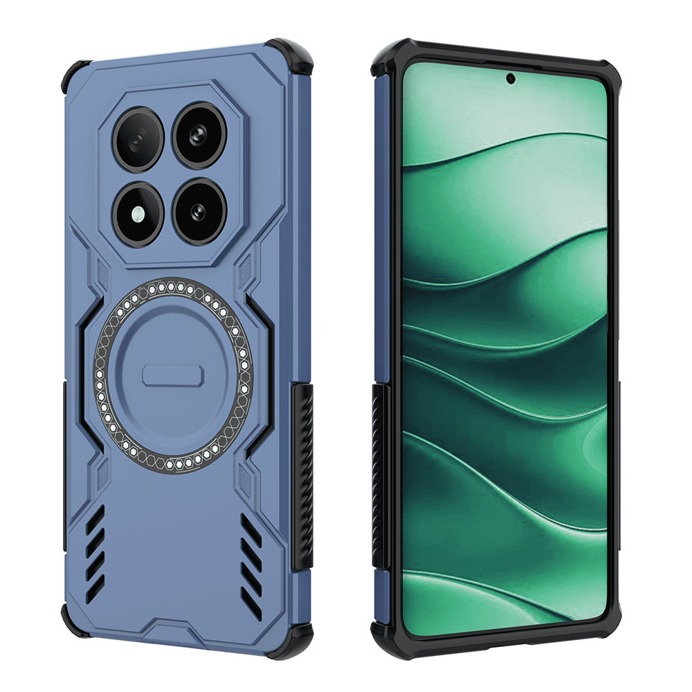 Husa de protectie Techsuit ArmorMag compatibil cu Xiaomi Redmi Note 14 Pro 4G, Albastru