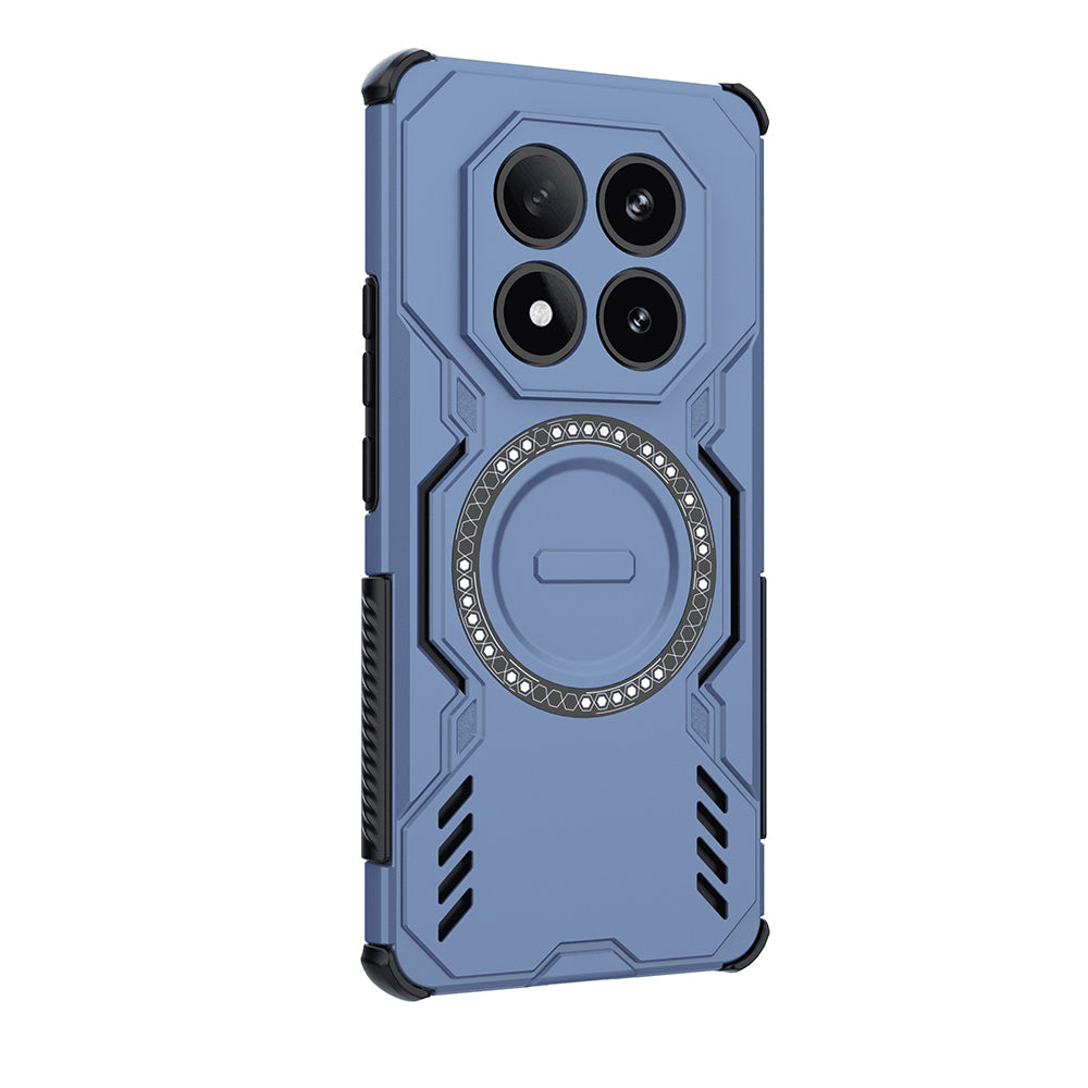 Husa de protectie Techsuit ArmorMag compatibil cu Xiaomi Redmi Note 14 Pro 4G, Albastru