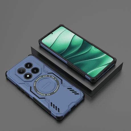 Husa de protectie Techsuit ArmorMag compatibil cu Xiaomi Redmi Note 14 Pro 4G, Albastru