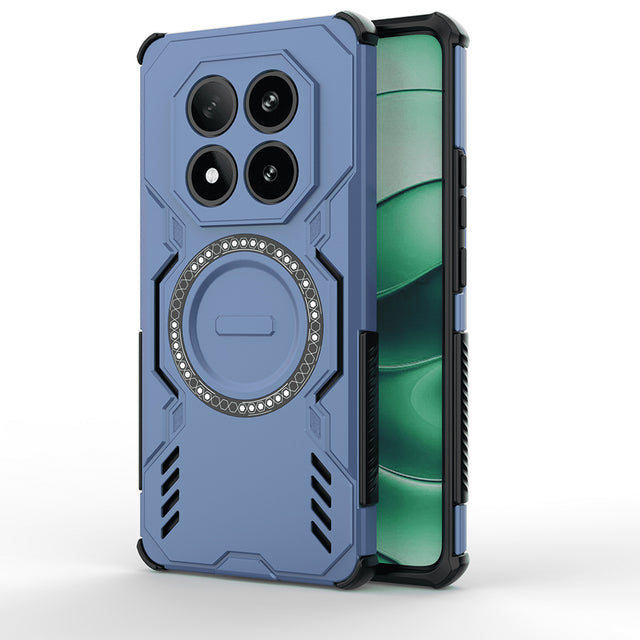Husa de protectie Techsuit ArmorMag compatibil cu Xiaomi Redmi Note 14 Pro 4G, Albastru