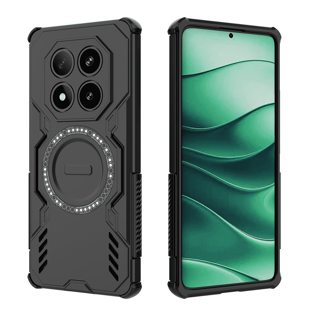 Husa de protectie Techsuit ArmorMag compatibil cu Xiaomi Redmi Note 14 Pro 4G, Negru