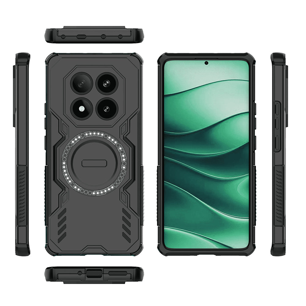 Husa de protectie Techsuit ArmorMag compatibil cu Xiaomi Redmi Note 14 Pro 4G, Negru