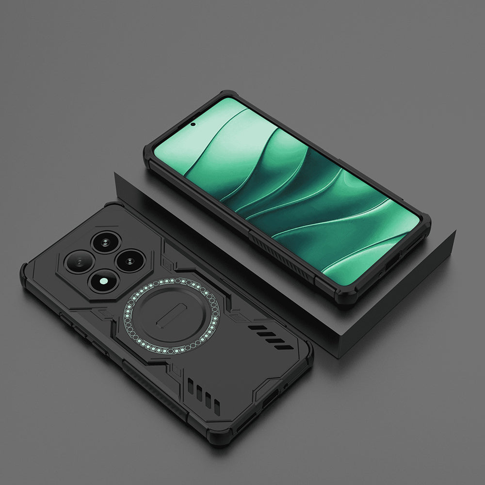 Husa de protectie Techsuit ArmorMag compatibil cu Xiaomi Redmi Note 14 Pro 4G, Negru