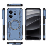 Husa de protectie Techsuit ArmorMag compatibil cu Xiaomi Redmi Note 14 4G (Regional), Albastru