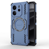 Husa de protectie Techsuit ArmorMag compatibil cu Xiaomi Redmi Note 14 4G (Regional), Albastru