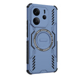 Husa de protectie Techsuit ArmorMag compatibil cu Xiaomi Redmi Note 14 4G (Regional), Albastru