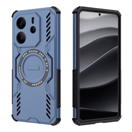 Husa de protectie Techsuit ArmorMag compatibil cu Xiaomi Redmi Note 14 4G (Regional), Albastru