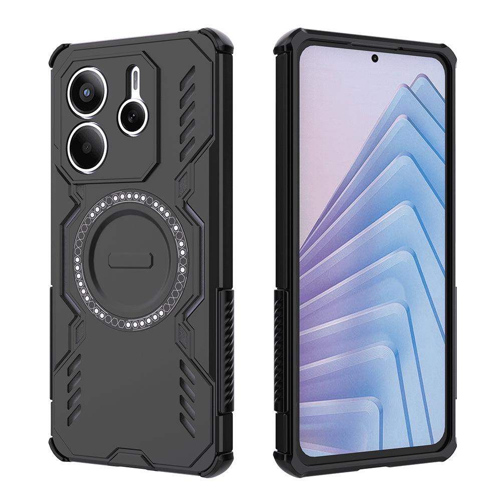 Husa de protectie Techsuit ArmorMag compatibil cu Xiaomi Redmi Note 14 5G, Negru
