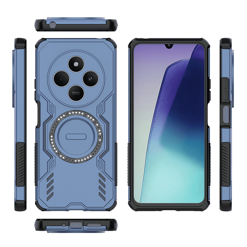 Husa de protectie Techsuit ArmorMag compatibil cu Xiaomi Redmi 14C / Poco C75, Albastru