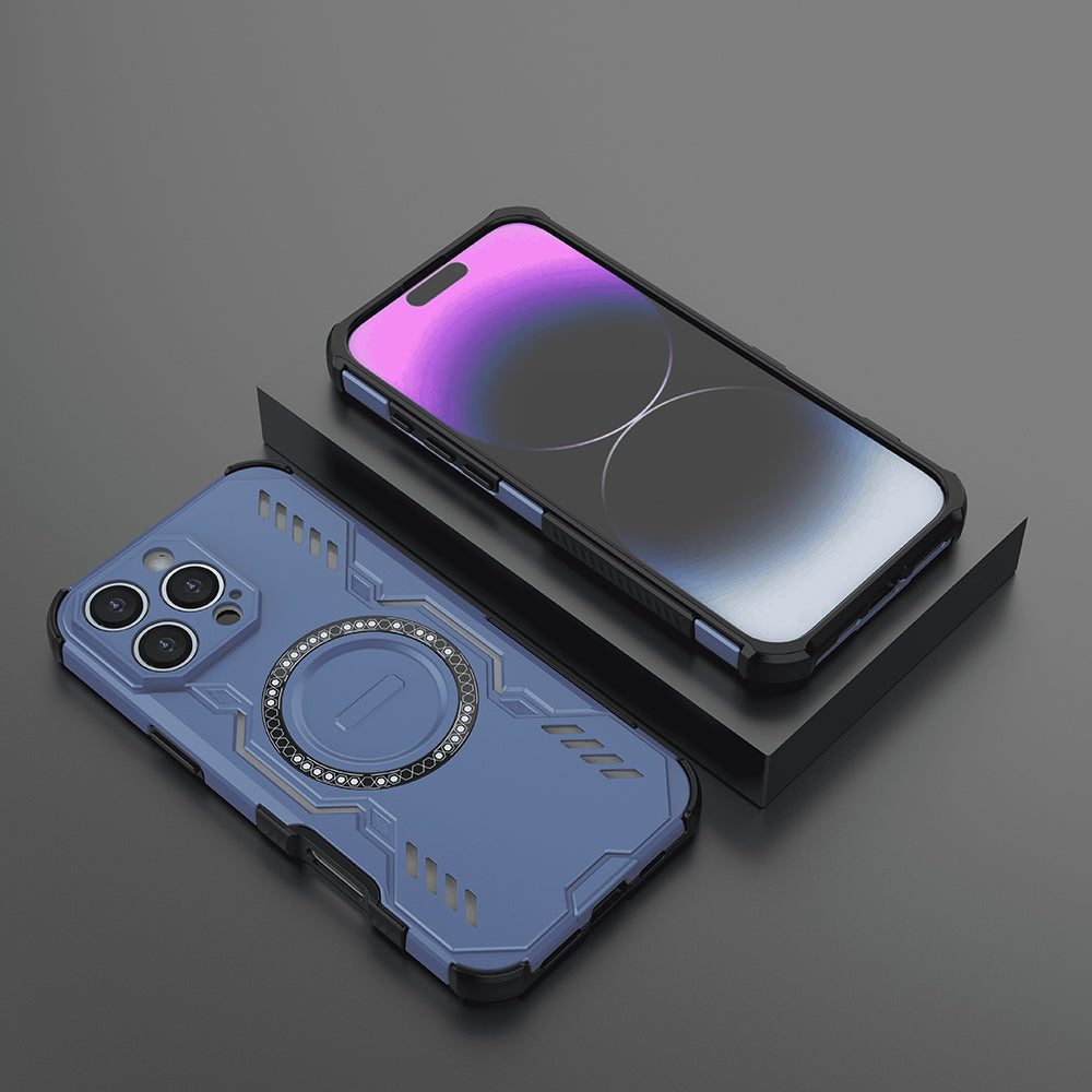 Husa de protectie Techsuit ArmorMag compatibil cu iPhone 16 Pro, Albastru
