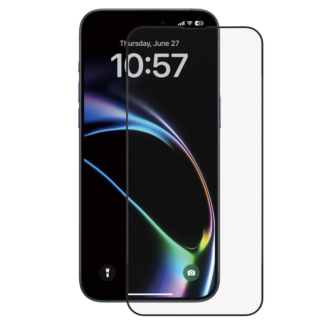 Folie de protectie ANANK 2.5D 5X Reinforced Full Glass compatibil cu iPhone 17 Air, Negru