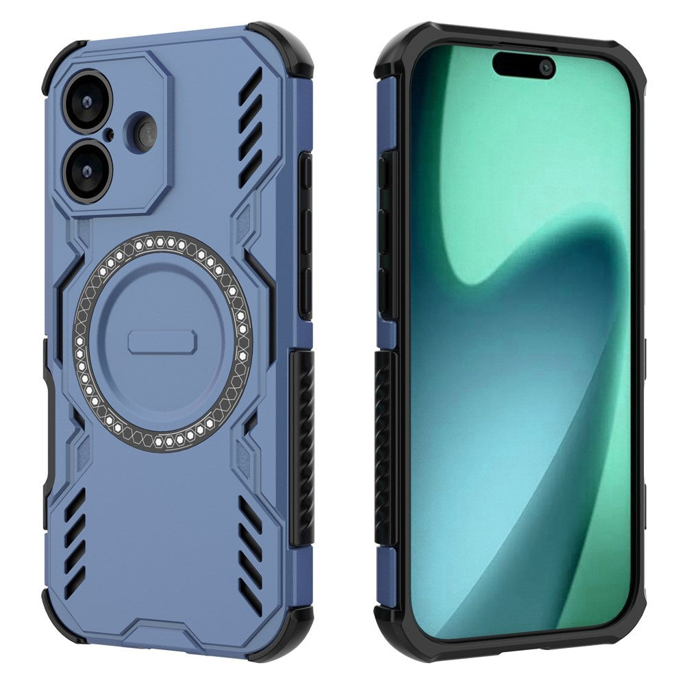 Husa de protectie Techsuit ArmorMag compatibil cu iPhone 17, Albastru