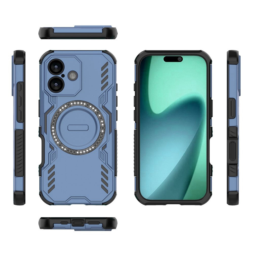 Husa de protectie Techsuit ArmorMag compatibil cu iPhone 17, Albastru