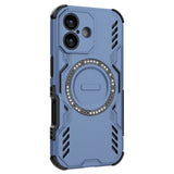 Husa de protectie Techsuit ArmorMag compatibil cu iPhone 17, Albastru