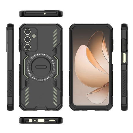 Husa de protectie Techsuit ArmorMag compatibil cu Samsung Galaxy A15 4G / A15 5G, Negru
