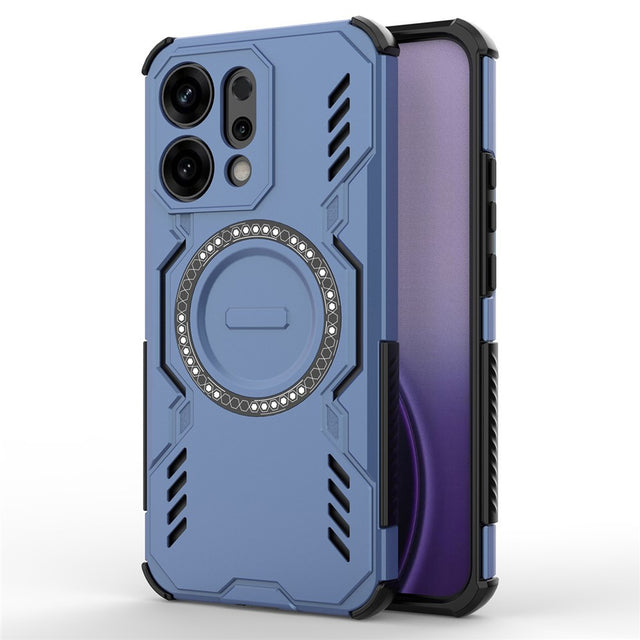 Husa de protectie Techsuit ArmorMag compatibil cu Oppo Reno14, Albastru