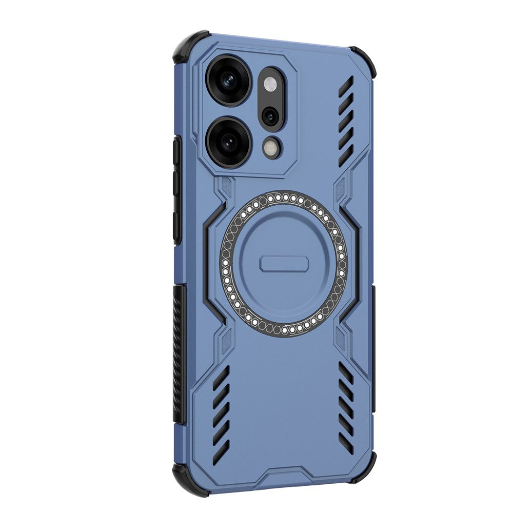 Husa de protectie Techsuit ArmorMag compatibil cu Oppo Reno14 Pro, Albastru