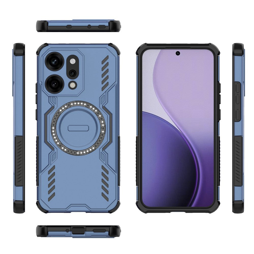 Husa de protectie Techsuit ArmorMag compatibil cu Oppo Reno14 Pro, Albastru