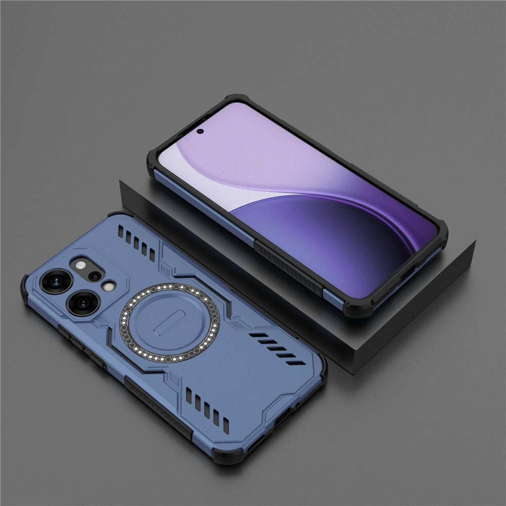 Husa de protectie Techsuit ArmorMag compatibil cu Oppo Reno14 Pro, Albastru