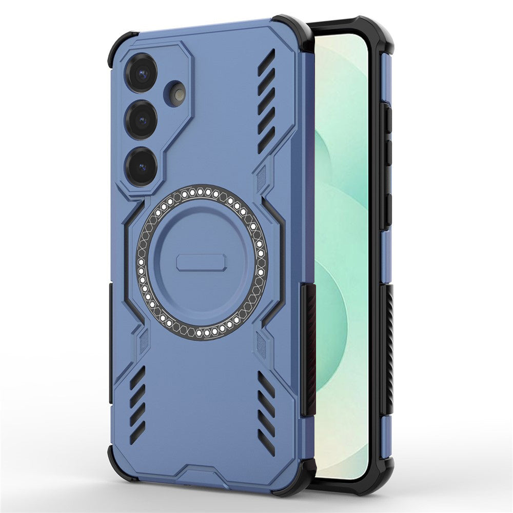 Husa de protectie Techsuit ArmorMag compatibil cu Samsung Galaxy S25 Plus, Albastru