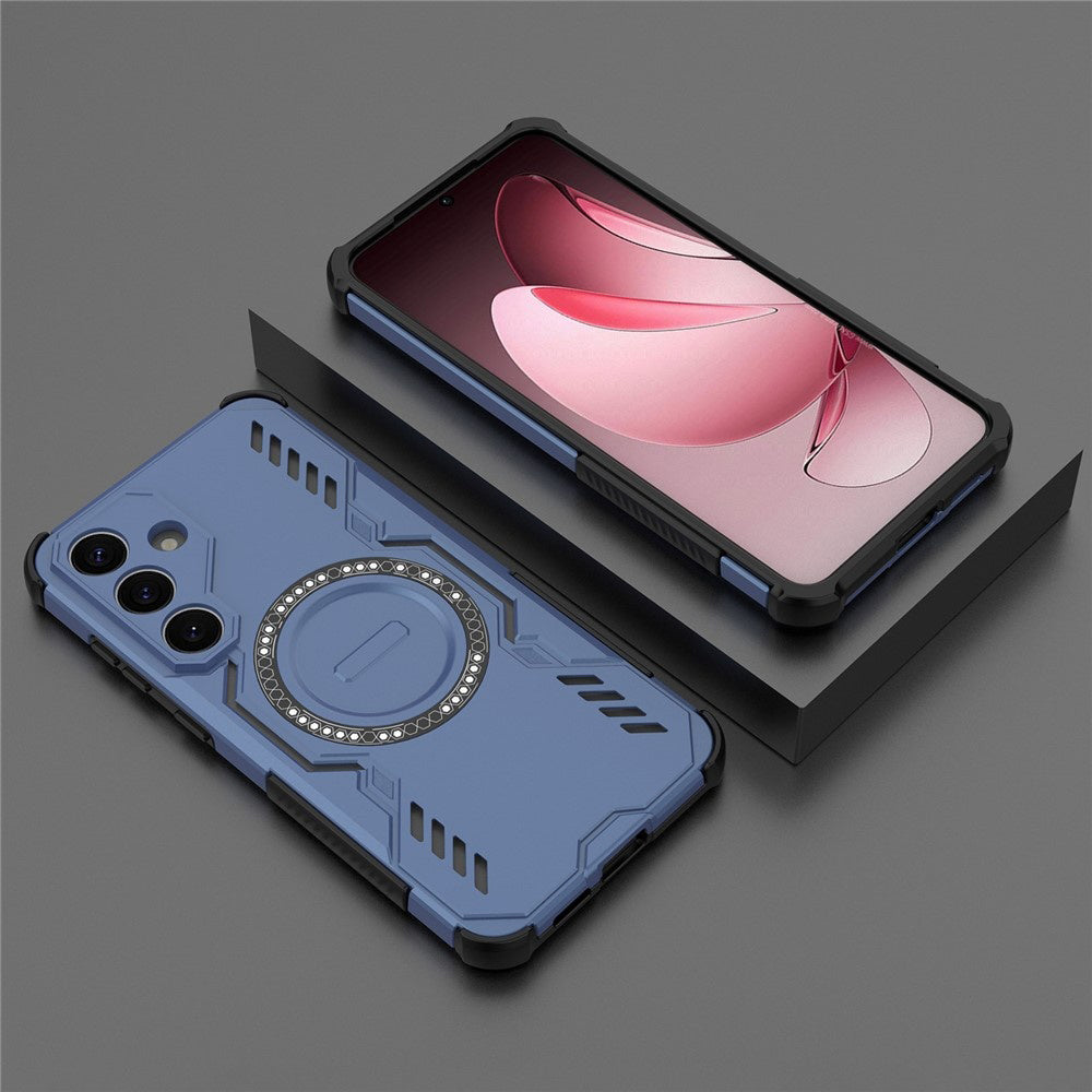 Husa de protectie Techsuit ArmorMag compatibil cu Samsung Galaxy S25 Plus, Albastru