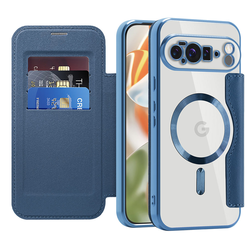 Husa de protectie Techsuit SmartMag Book compatibil cu Google Pixel 10 Pro XL, Albastru