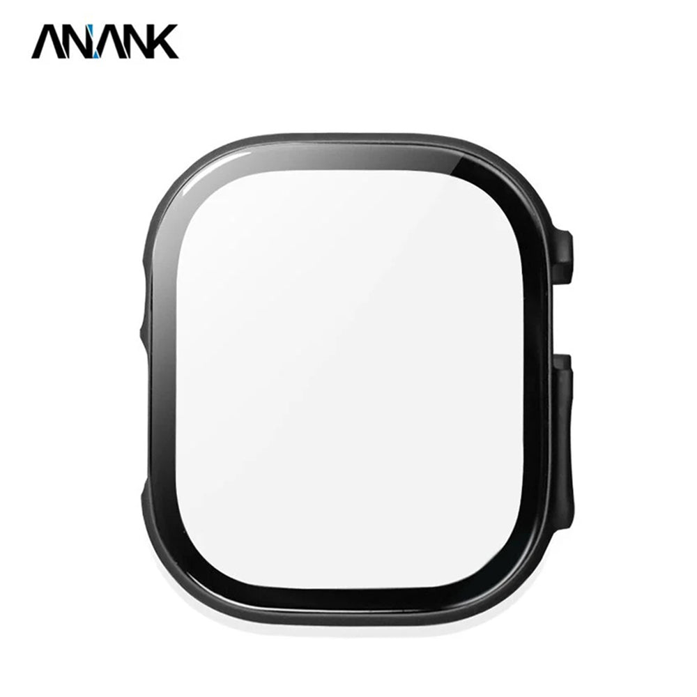 Accesoriu smartwatch ANANK Screen Guard compatibil cu Apple Watch 7 41mm, Negru