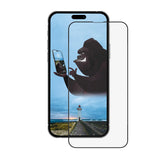 Folie de protectie ANANK 2.5D CG Glass compatibil cu iPhone 15 Pro Max, Negru