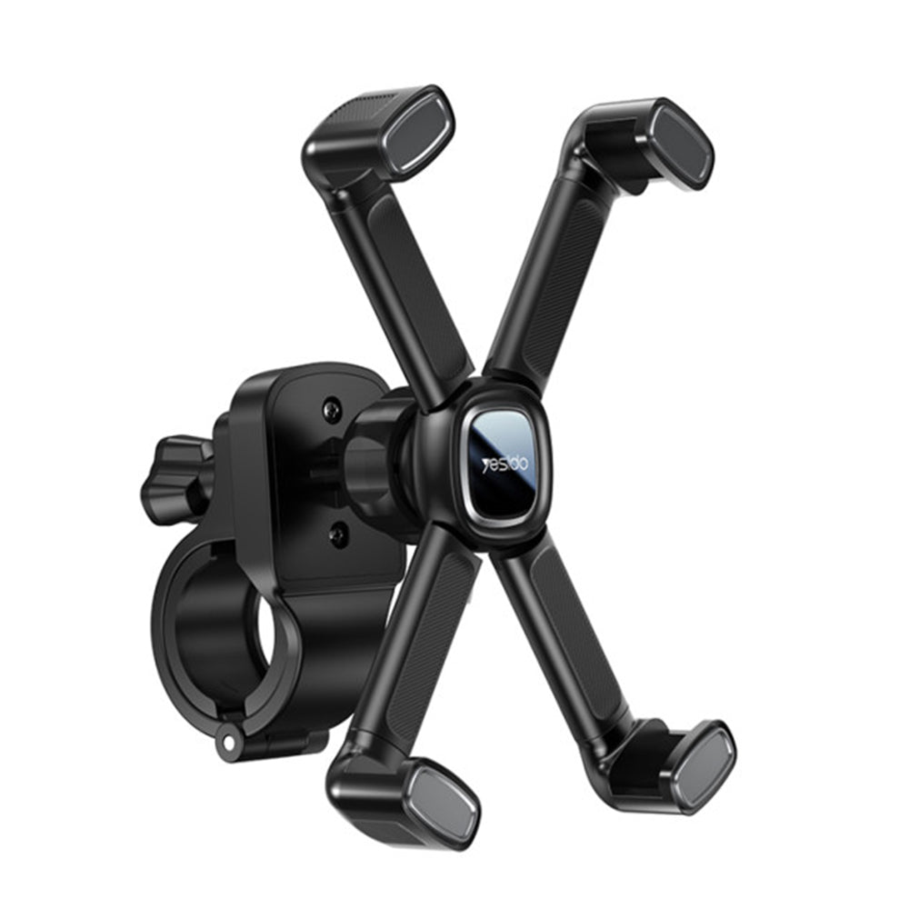 Suport Yesido Bike (C191), for Bicycle/Motocycle, Multi-Angle Adjustment, 4.5-6.8", Negru