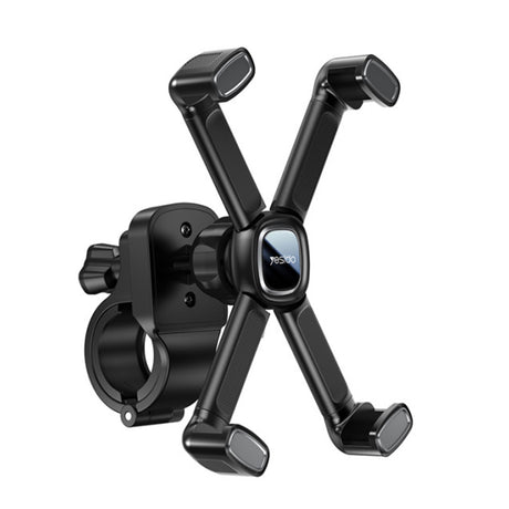 Suport Yesido Bike (C191), for Bicycle/Motocycle, Multi-Angle Adjustment, 4.5-6.8", Negru