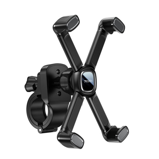 Suport Yesido Bike (C191), for Bicycle/Motocycle, Multi-Angle Adjustment, 4.5-6.8", Negru