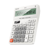 Gadget Yesido Desk Calculator (EC10), LCD Display, Ergonomic Design, Solar and Battery Power Source, MAx 12 Digits of Number, Alb