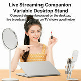 Suport Yesido Desk Phone (DH10), with Beauty Refill Light, Adjustable, 1000mAh, 4.7-7", Alb
